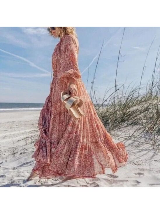 Free People Dresses & Skirts - Free People maxi tiered dress XS in EUC